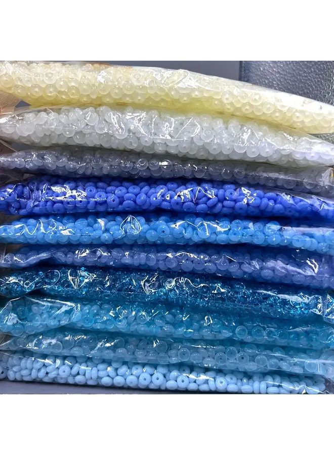 850pcs 3x6mm Abacus Beads Y019 Color 150g Craft Beads For Bracelet Making Kit - Image 3